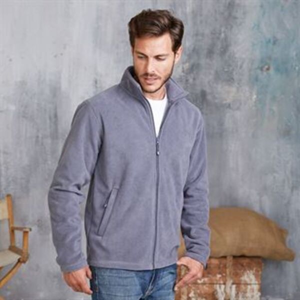 Zip-through microfleece jacket Thumbnail