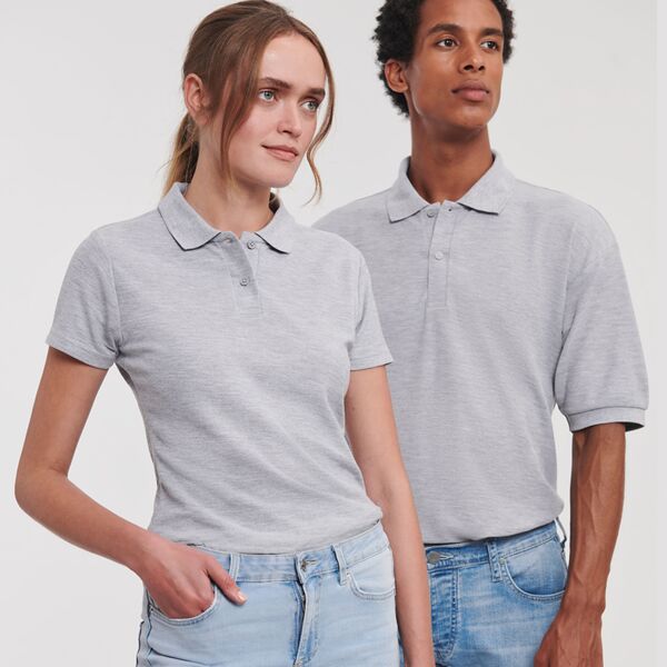 Russell Athletic Poly/Cotton Piqué Polo Shirt Thumbnail
