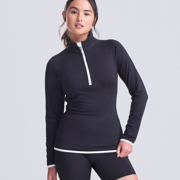 Girlie cool ½ zip sweatshirt Thumbnail