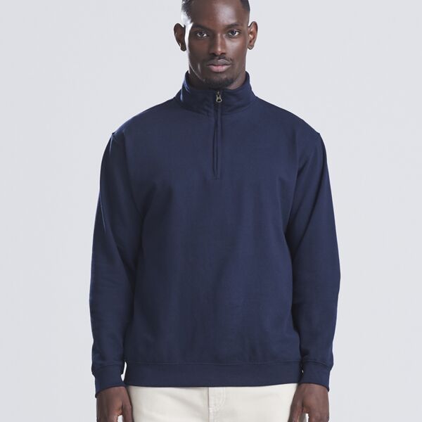 AWDis Sophomore Zip Neck Sweat Thumbnail