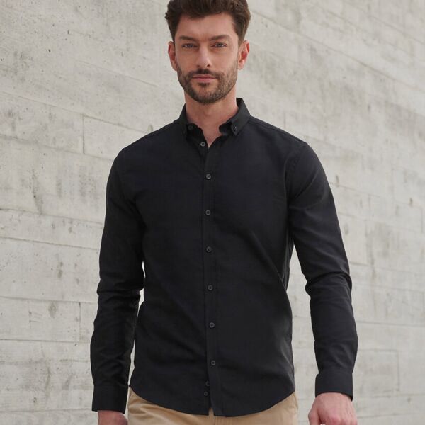 MODERN long sleeve Oxford shirt. Thumbnail
